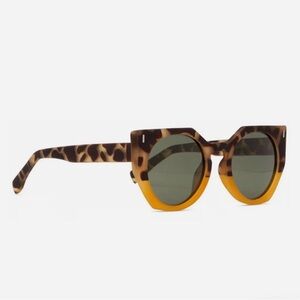 MATT&NAT MULE - LEOPARD ROUND SUNGLASSES